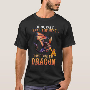 T-shirt Flame de dragon cool Speying Flying Mythical Creat