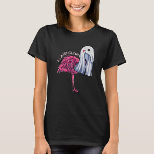 T-shirt Flamghost Flamant rose rose Fantôme Costume d'Hall