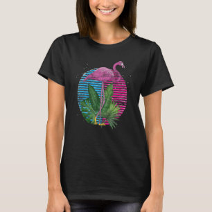 T-shirt Flami rose d'oiseau exotique Amoureux des animaux