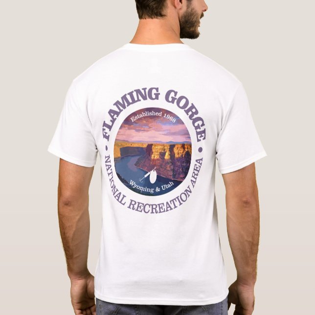 T-shirt Flaming Gorge NRA (rd) (Dos)