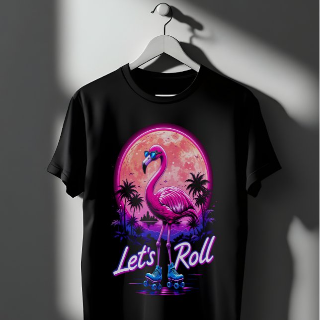 T-shirt Flamingo à roulettes (Créateur téléchargé)
