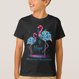 T-shirt Flamingo Alopecia Awareness
