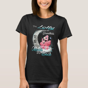 T-shirt Flamingo Ce Lolly Aime Ses Petits-Enfants Jusqu'au