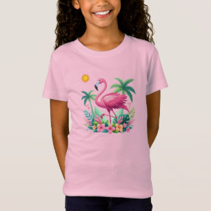 T-Shirt Flamingo rose tropicale/Floride