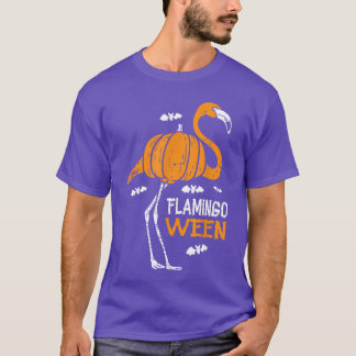 T-shirt Flamingoween Trick Ou Traiter L'Hallowee De L'Aman