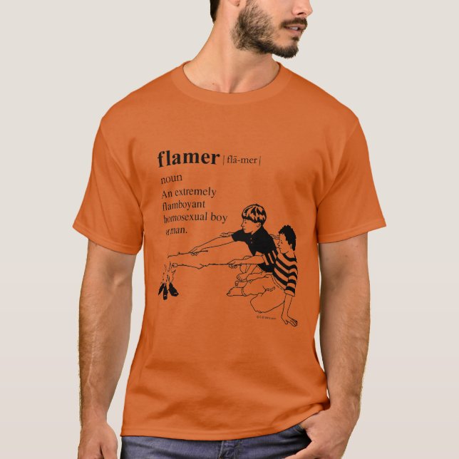 T-SHIRT FLAMME (Devant)