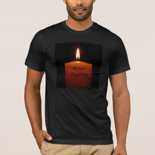 T-shirt Flamme de bougie non jamais oubliée de souvenir