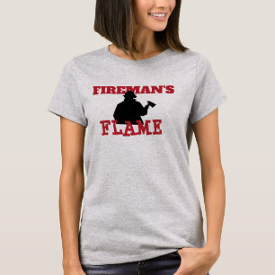 T-shirt Flamme de Silhouette