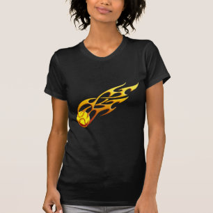 T-shirt Flamme du base-ball