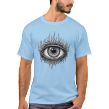 Flamme troisième conception des yeux