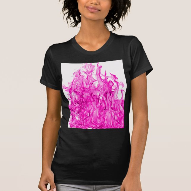 T-shirt Flamme violette et cadeaux violets du feu de St (Devant)