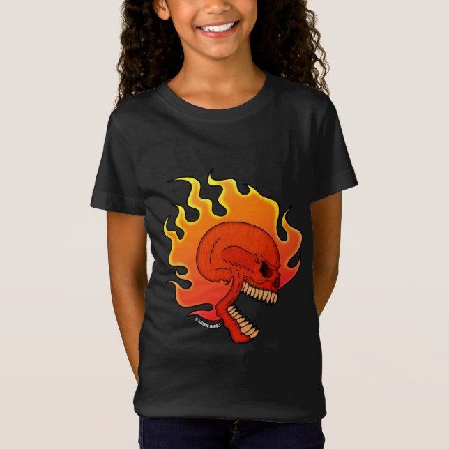 T - Shirt "Flammen" (Vorderseite)