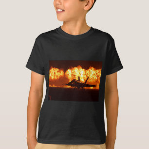 T-shirt Flammes de chasseur à réaction