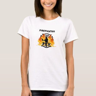 T-shirt Flammes d'un département du feu