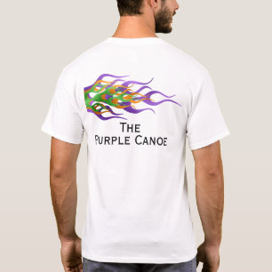 T-shirt Flammes personnalisées nom du bateau arrière