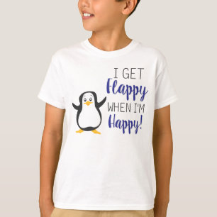 T-shirt Flappy quand je suis chemise heureuse
