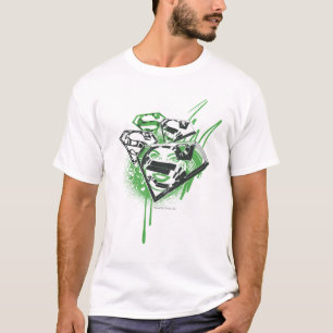 T-shirt Flaques de vert de Supergirl