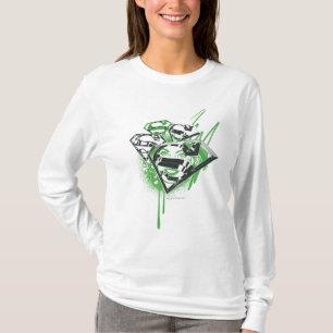 T-shirt Flaques de vert de Supergirl