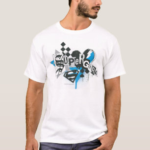 T-shirt Flaques et éclaboussure de Supergirl