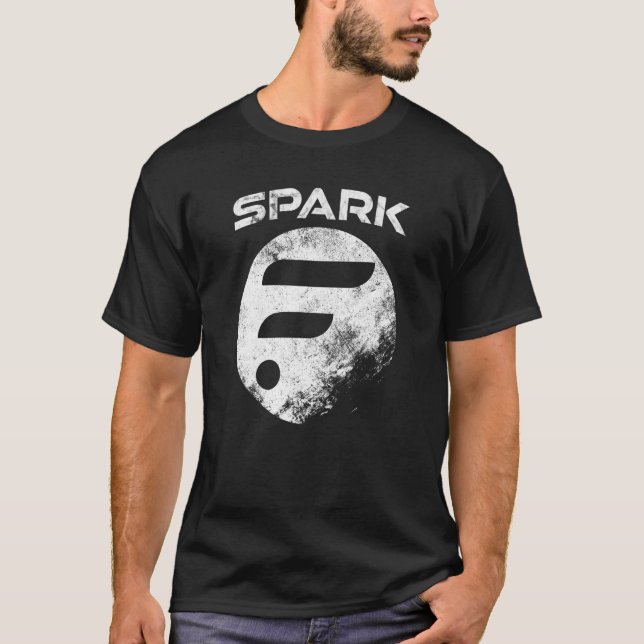 T-shirt Flare Network Spark Token Ripple Coin Xrp Grand li (Devant)
