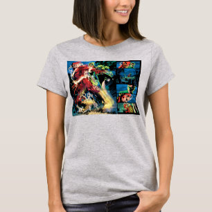 T-shirt Flash and Green Lantern Panel