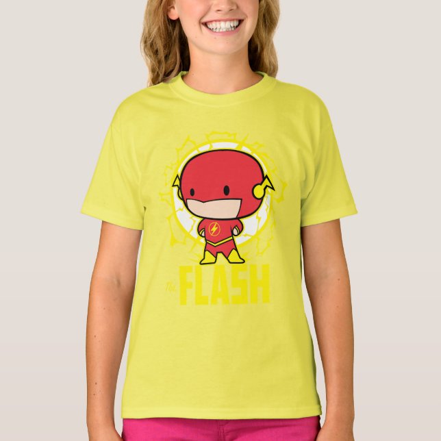T-shirt Flash Chibi Avec Électricité (Devant)
