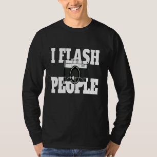 T-shirt Flash Personnes I Photographe Caméra Photographie