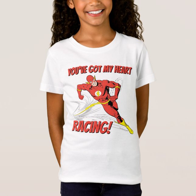 T-Shirt Flash - Vous avez My Heart Racing Valentine (Devant)