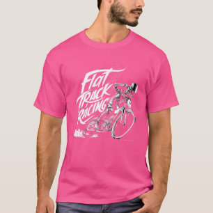 T-shirt Flat Track Motorcycle Racing drapeau américain Spe