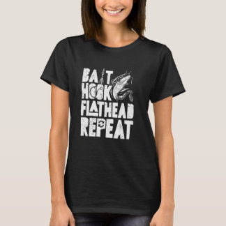 T-shirt Flatheater Catfish Pêche Catfish Hunter Catfish