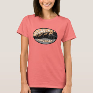 T-shirt Flatirons, Chautauqua Park, Boulder Colorado