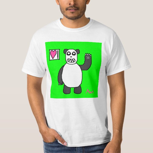 T-shirt Flatte bassement le panda (Devant)