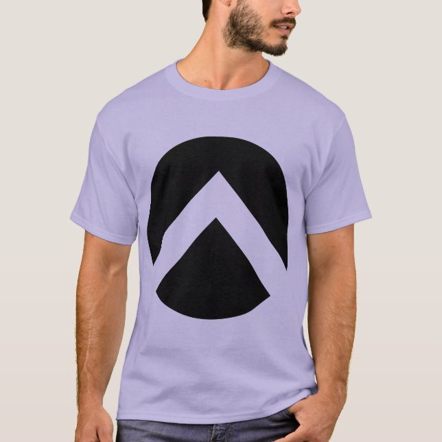 T-shirt Flèche circulaire Chevron (Devant)