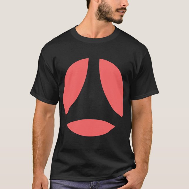 T-shirt Flèche de boule de courbe (Devant)