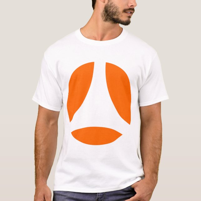 T-shirt Flèche de boule de courbe (Devant)