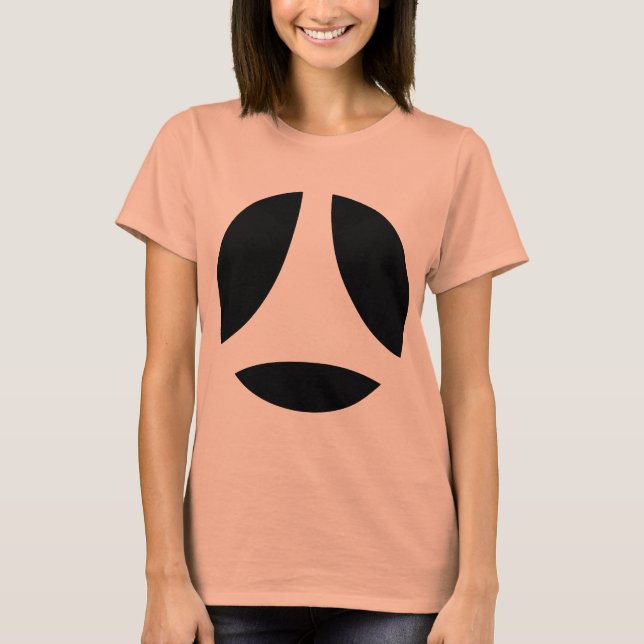 T-shirt Flèche de boule de courbe (Devant)