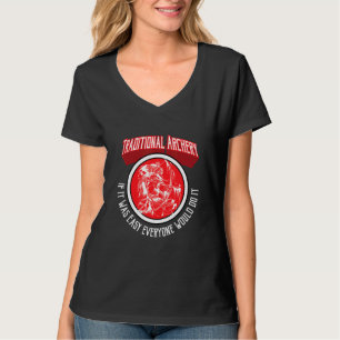 T-shirt Flèche de chasse à l'arc et citation de tir à l'ar