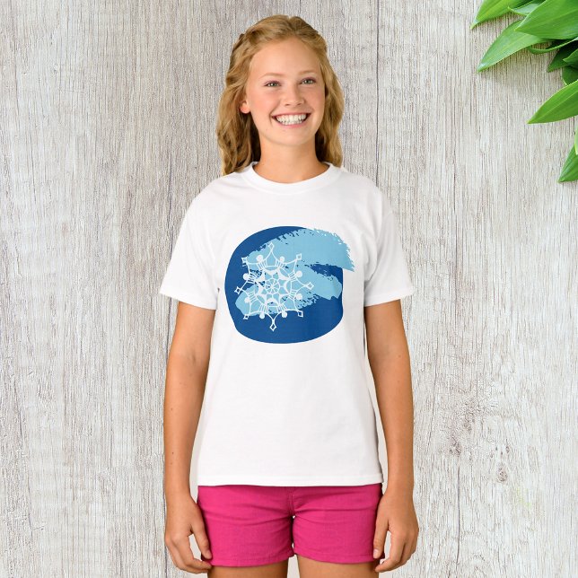 T-shirt Flèche de neige en hiver (Créateur téléchargé)