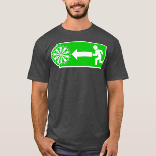 T-shirt Flèche de sortie fléchettes - Cible Cadeau d'anniv