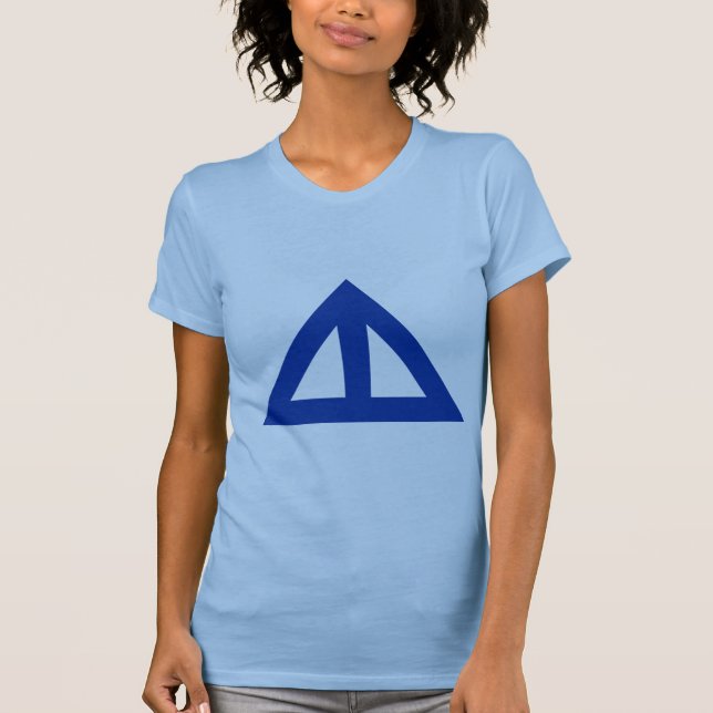 T-shirt Flèche triangulaire divisée (Devant)