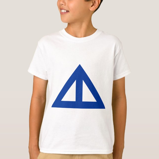 T-shirt Flèche triangulaire divisée (Devant)