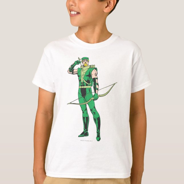 T-shirt Flèche verte avec cible (Devant)