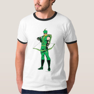 T-shirt Flèche verte debout avec flèche