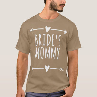 T-shirt Flèches Coeur mignonne maman de la mariée Drôle Di