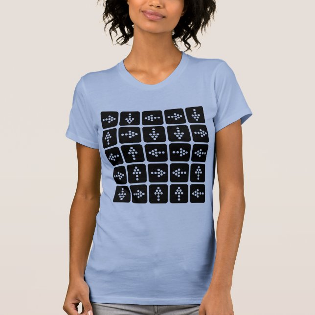 T-shirt Flèches de style LED (Devant)