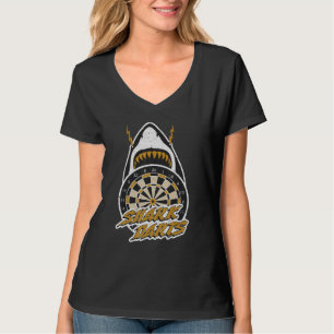 T-shirt Fléchette Combat Requin Tournoi Équipe Joue Fléche