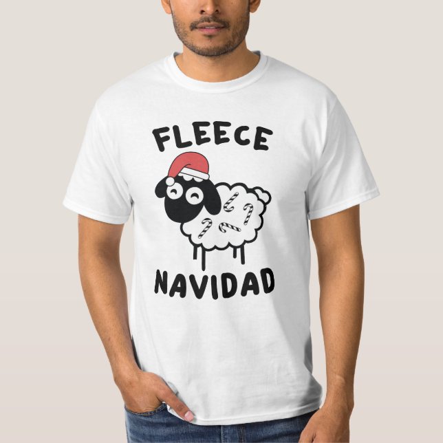T-shirt Fleece Navidad (Devant)