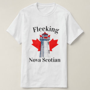 T-shirt Fleeer Nova Scotian Halifax Phare de Dartmouth