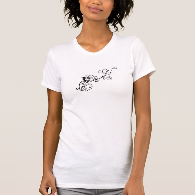 T-shirt fleur (Devant)