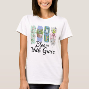 T-shirt Fleur avec Grace Garden Floral Art